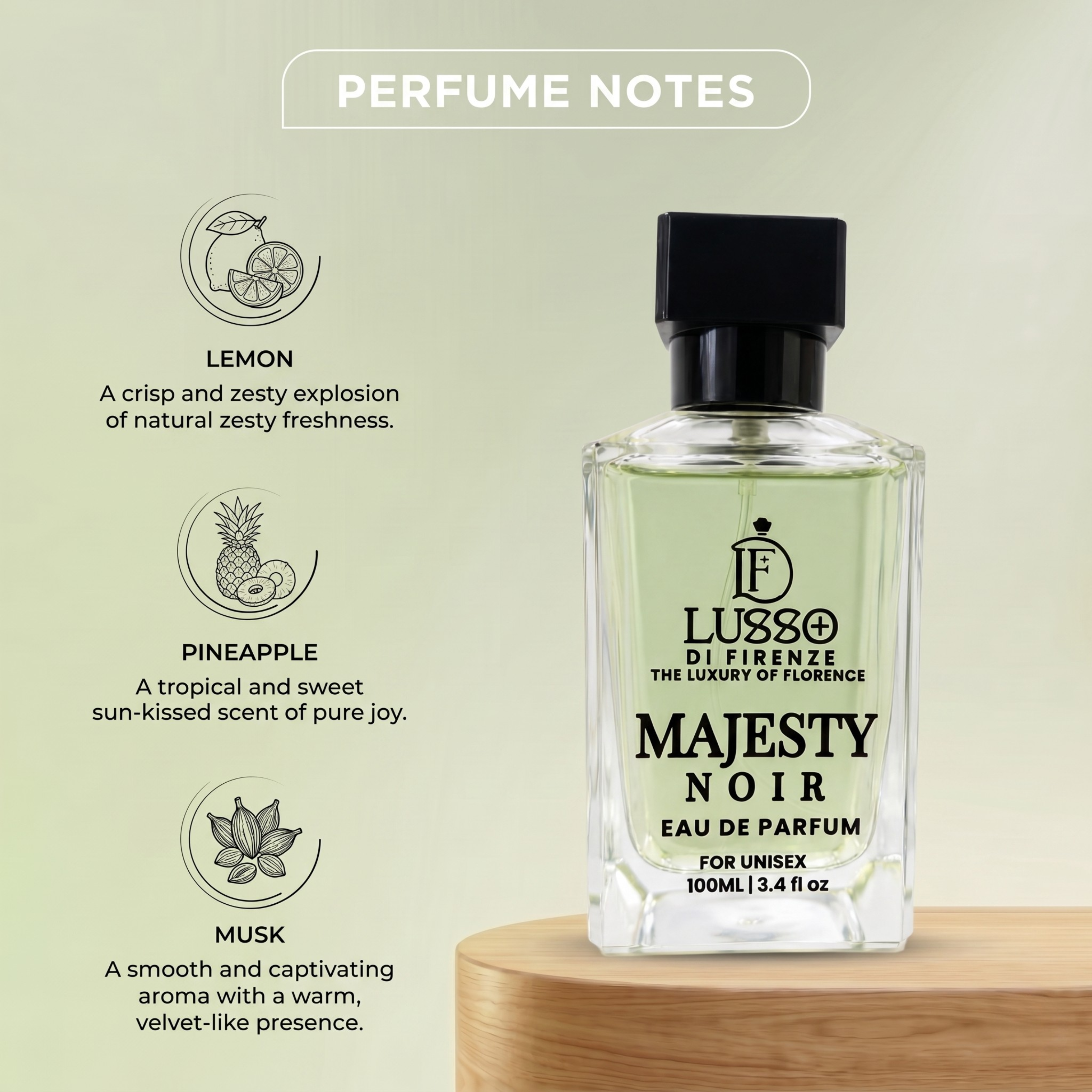 Majesty Noir 100ml Lusso Di Firenze