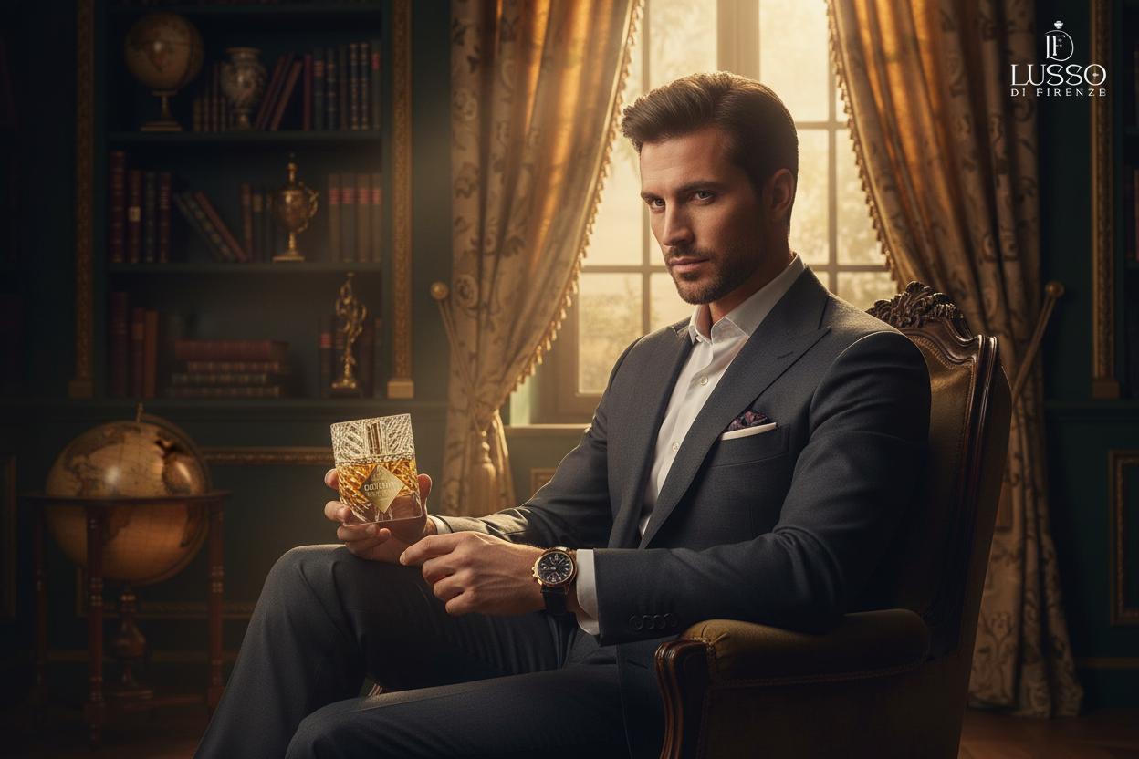 Lusso Di Firenze luxury perfume banner